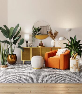 Comfy Couch “Cubi” Low Accent Chair