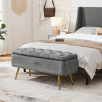 Comfy Couch “Nidhaana” Velvet Storage Bench