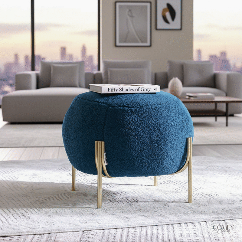 Comfy Couch “Kashmiri” Ottoman Pouf