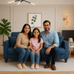 Comfy Couch “Alba” 3-Seater Convertible Sofa