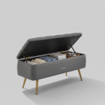 Comfy Couch “Nidhaana” Velvet Storage Bench