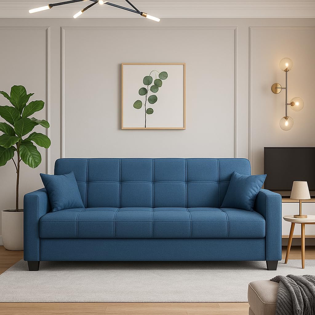 Comfy Couch “Alba” 3-Seater Convertible Sofa