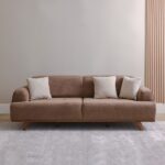 Comfy Couch “Selina” 3-Seater Fabric Sofa