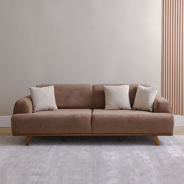 Comfy Couch “Selina” 3-Seater Fabric Sofa