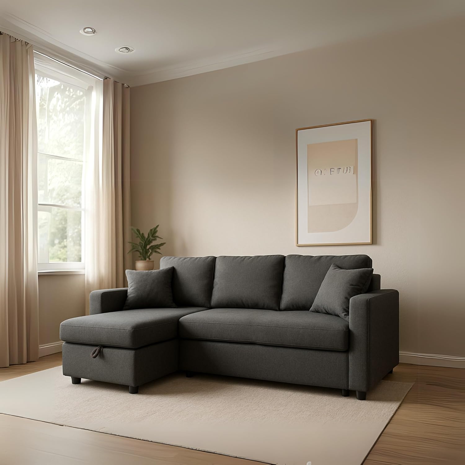 Comfy-Custom L-Shape Sofa Cum Bed Comfy-Custom L-Shape Sofa Cum Bed